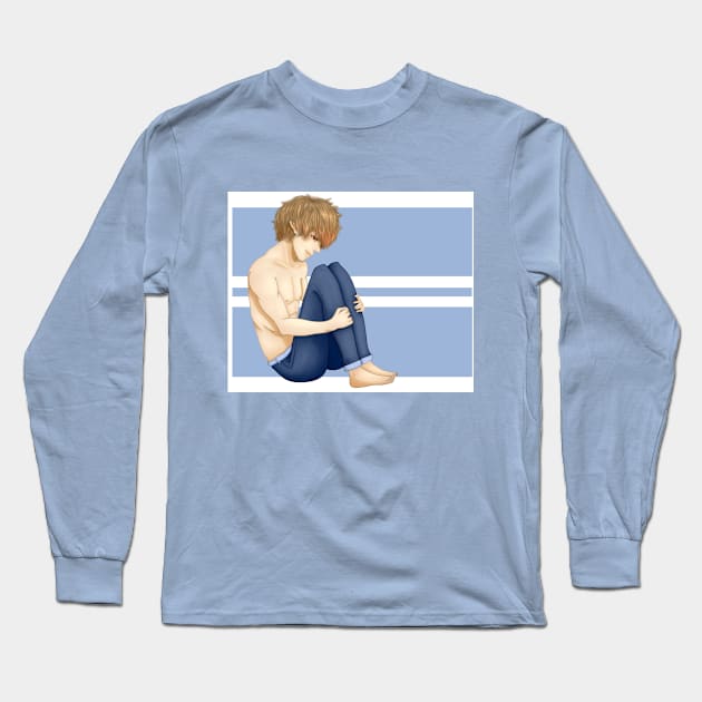 Andrew Sanchez Long Sleeve T-Shirt by YummyNoodles